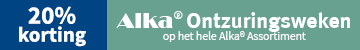 Alka® Ontzuringsweken: 20% korting op het hele Alka assortiment